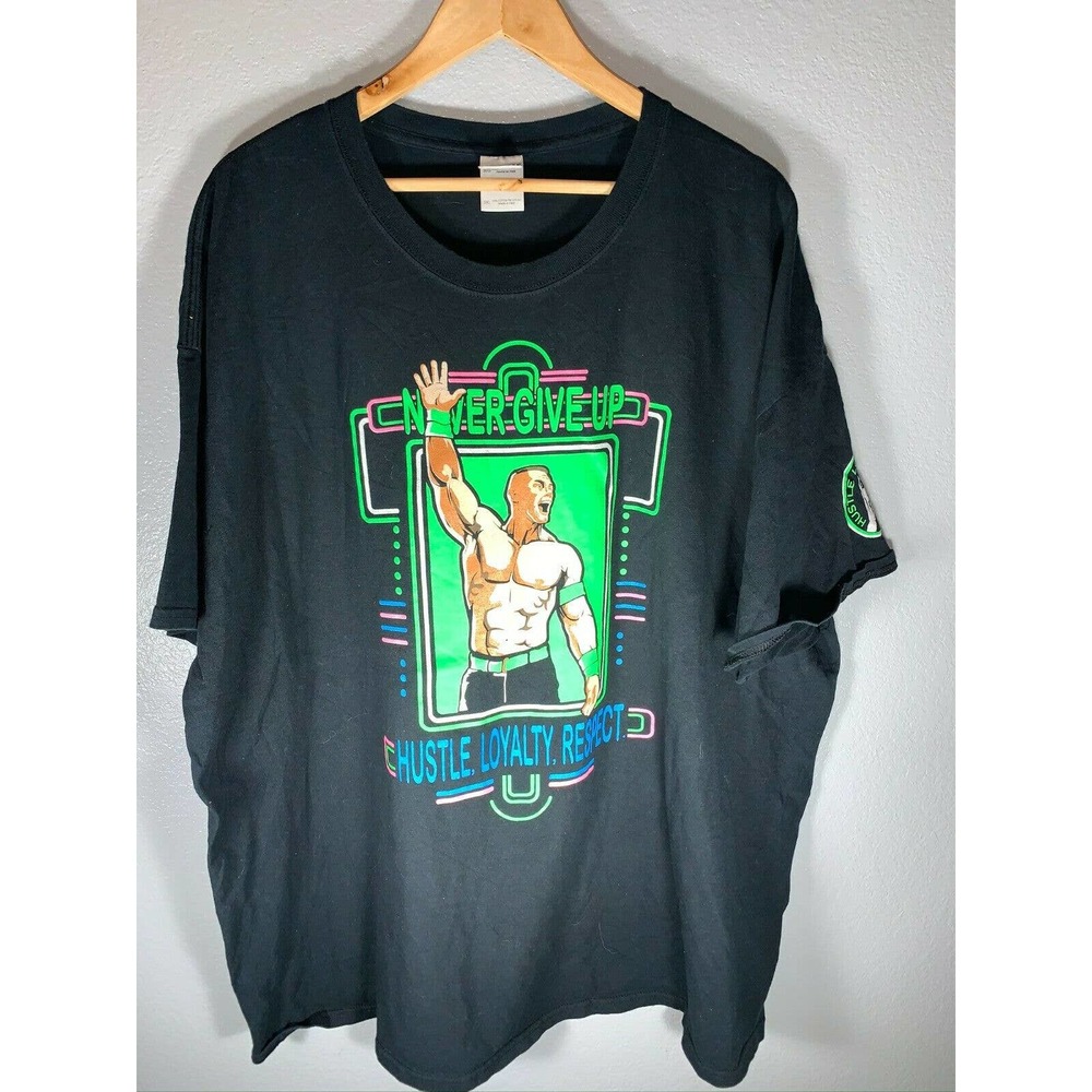WWE John Cena Hustle Loyalty Respect Black Tee